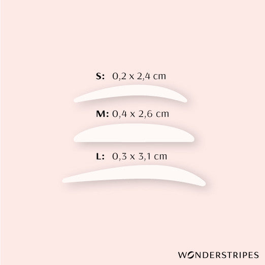 WONDERSTRIPES Trial Pack (S+M+L) - 84 Eye Lift Tapes