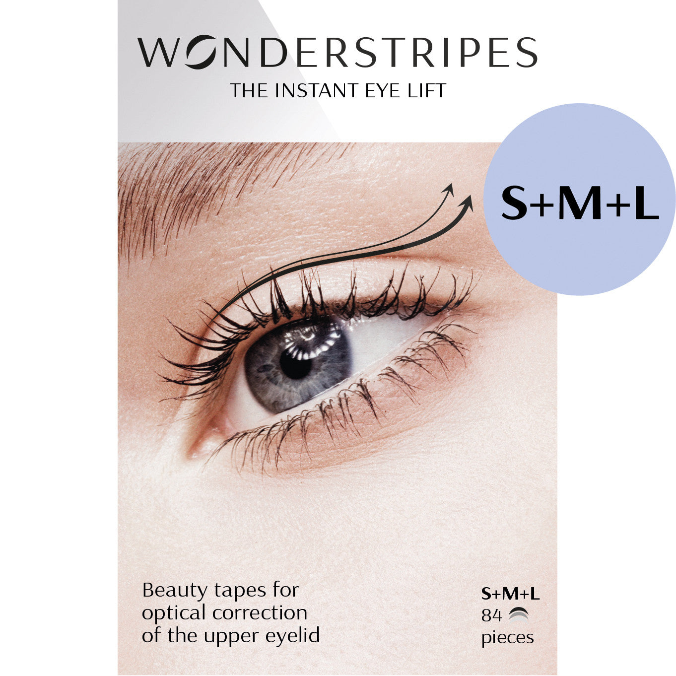 WONDERSTRIPES Trial Pack (S+M+L) - 84 Eye Lift Tapes